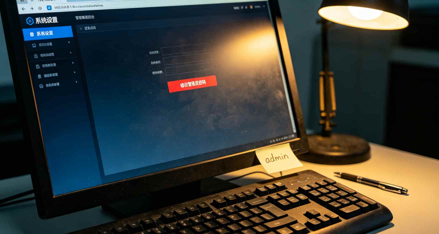 19元月租流量卡联通到底坑不坑?我花一千块试了四台随身WiFi,大实话全在这 某款随身WiFi的后台管理界面截图,标出了管理员密码修改入口