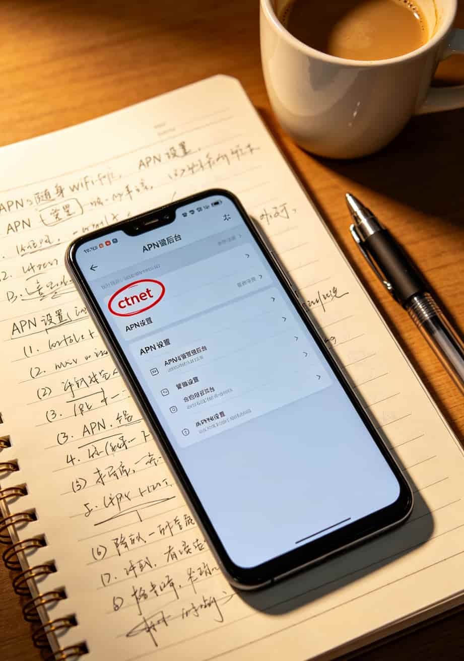 我是怎么找到“便宜靠谱的流量卡”的?华为随身WiFi用户血泪实测 华为随身WiFi后台APN设置步骤截图