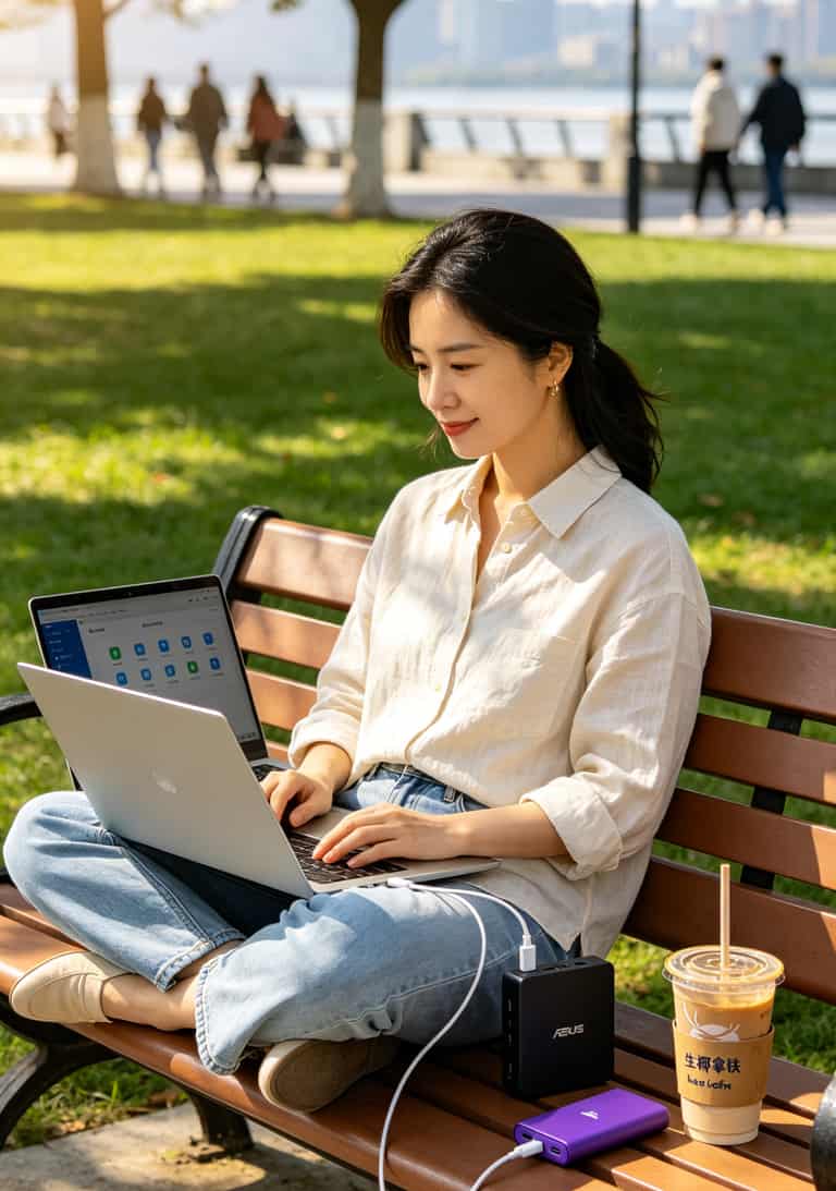 华硕随身WiFi日常使用场景实拍