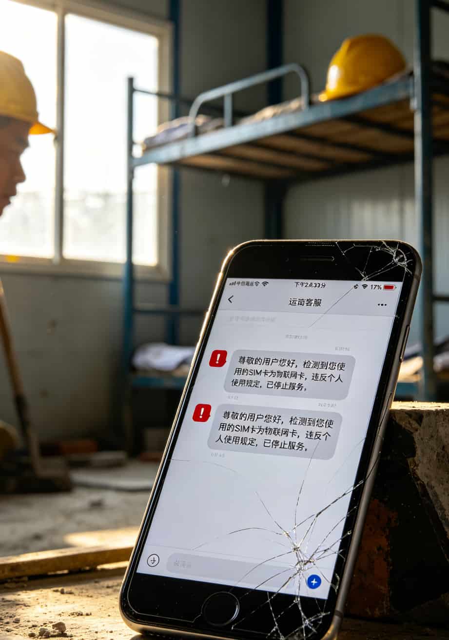 办理流量卡划算吗?算完这笔账,我把华为随身WiFi扔进储物箱吃灰了 运营商客服聊天记录,显示“该卡为物联网卡,已停止服务”