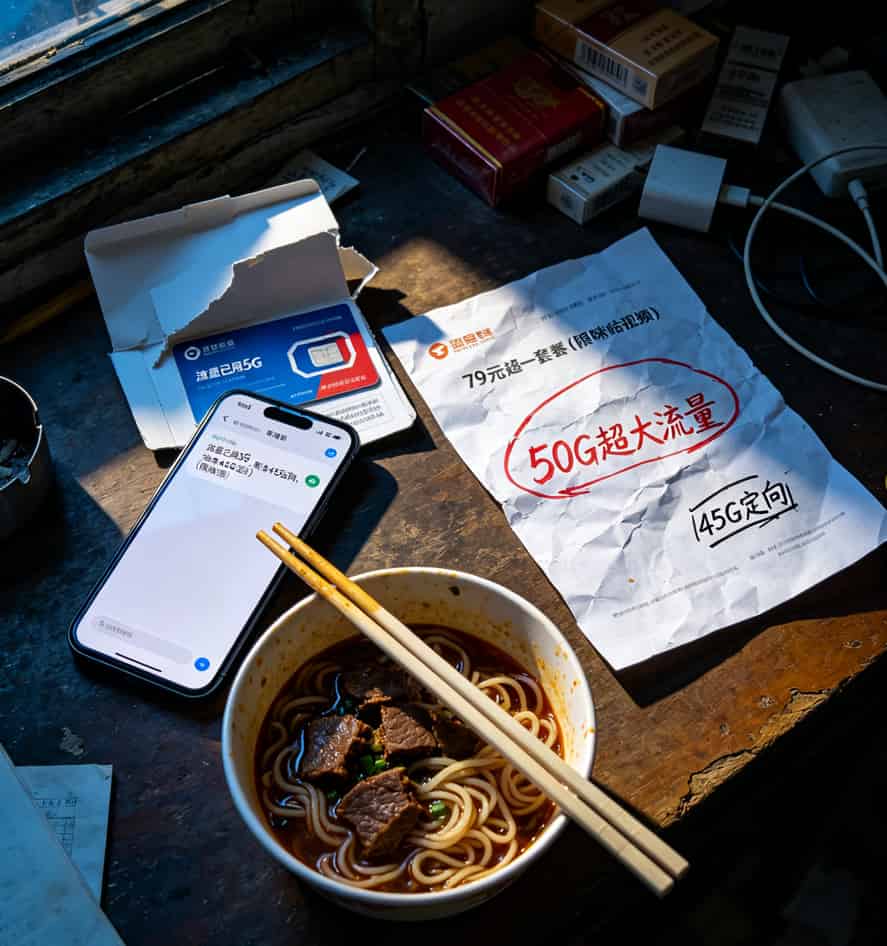 贵阳跑电销办卡避坑:实测办理哪种卡流量多又抗封(附10个血泪经验) 贵阳电销卡流量虚标骗局示意图
