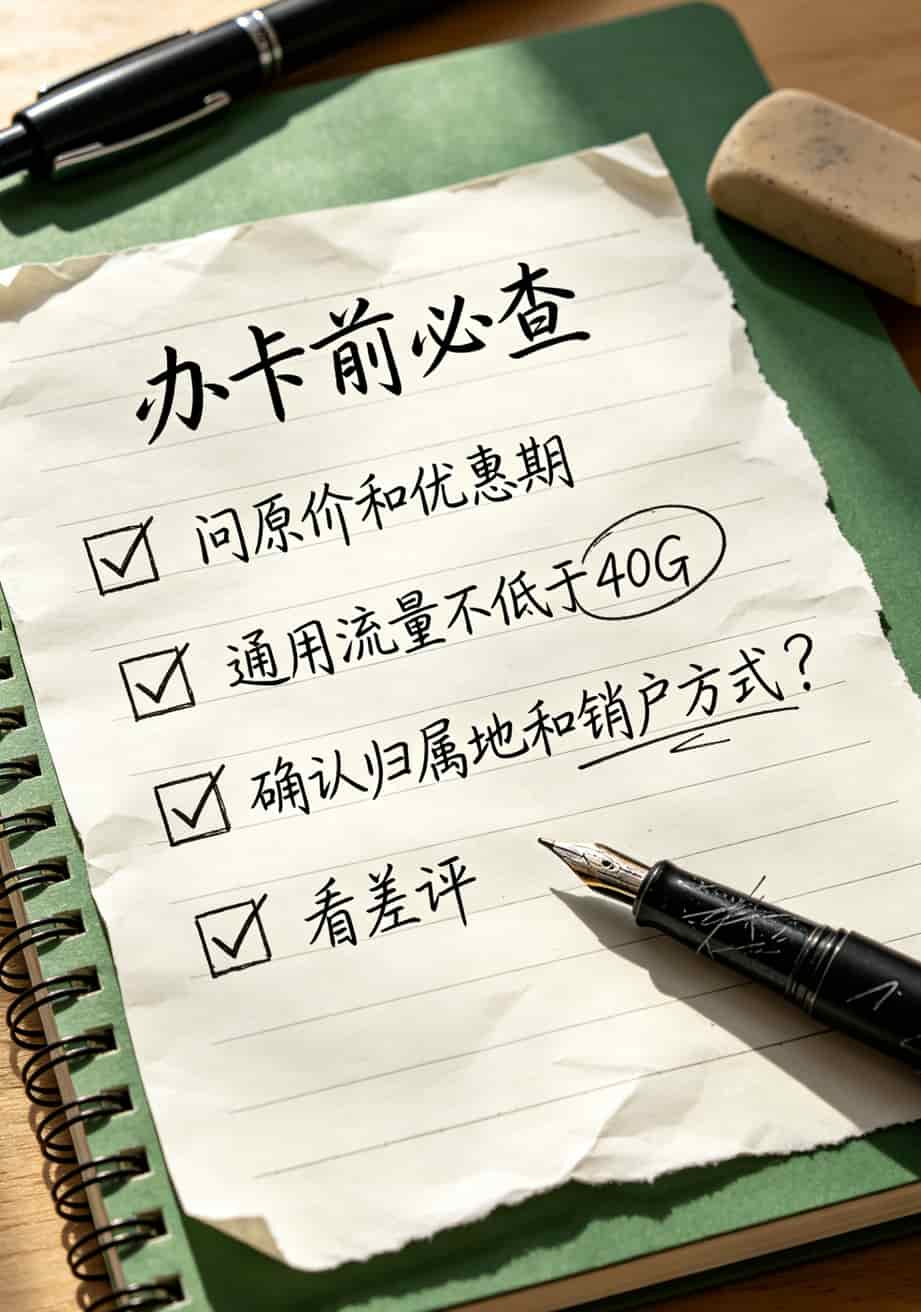 19元100G的移动流量包,我替你们踩了3次坑才敢写这篇大实话 移动流量包避坑检查清单思维导图
