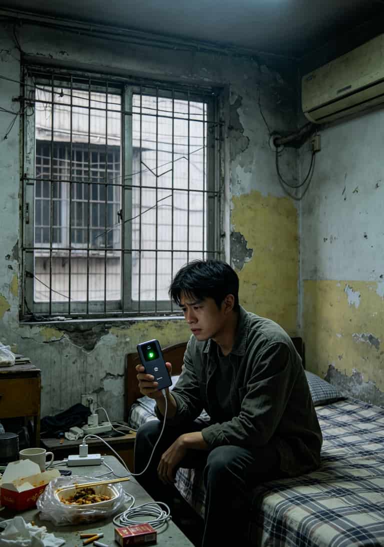 河南人买5g随身wifi,移动套餐这么选一年省600(血泪经验) 陈砦村出租屋内年轻人摆弄随身wifi的实拍