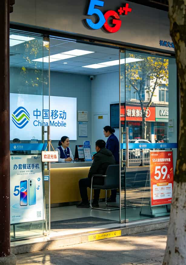 流量卡到底怎么选?我试了10张卡,电话卡什么套餐流量多又便宜终于搞明白了 移动营业厅门口的招牌