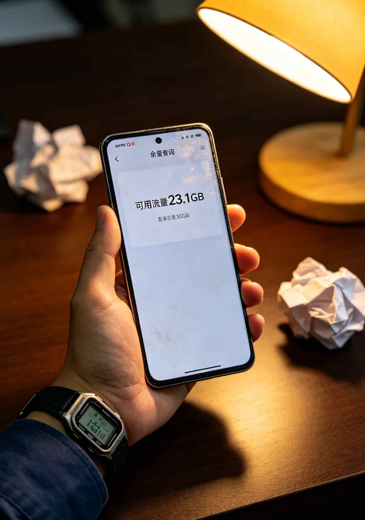 联通官方APP查询剩余流量界面截图