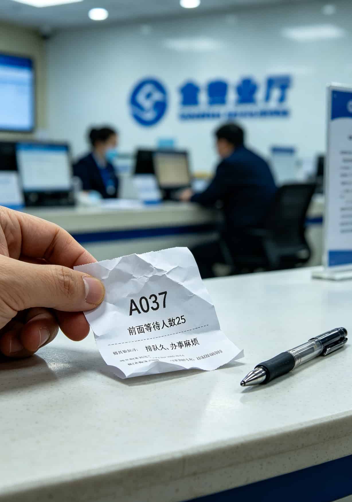 租房没宽带?我拿华硕随身WiFi试了5张5g超级流量卡,月省100块 中国联通营业厅排队小票,号码A037