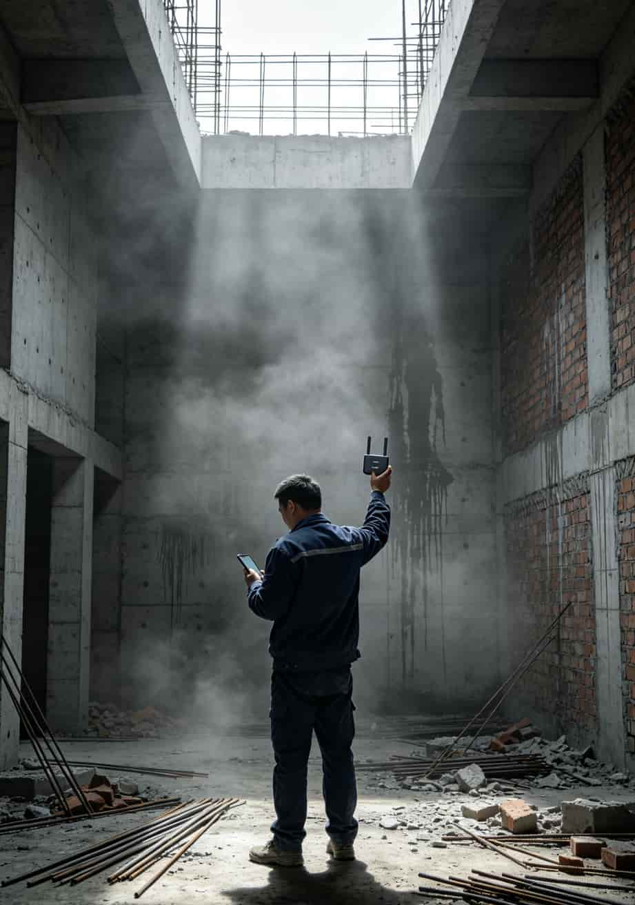 9块200g流量卡配华为随身WiFi,我踩了6张卡的坑才换来的实话 工地现场信号差的场景