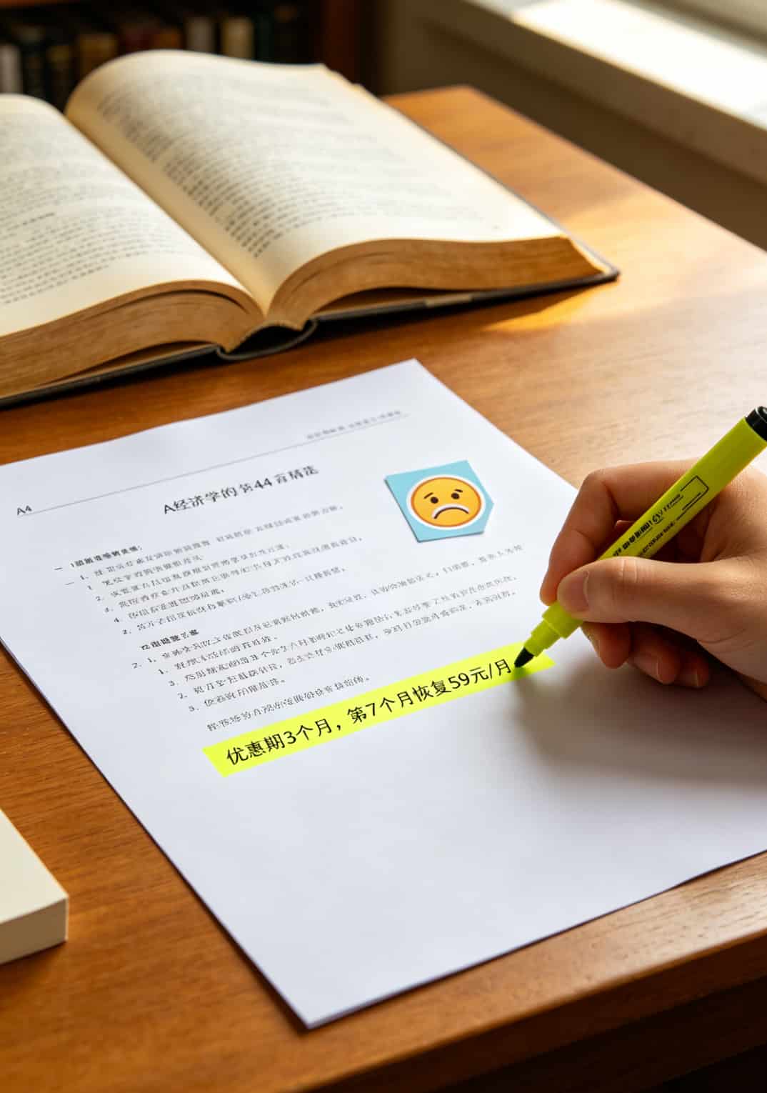 学生党办卡避坑:39电信流量卡套餐介绍+三年能省一部手机钱 手机截屏显示“优惠期3个月,第7个月恢复59元”的小字说明