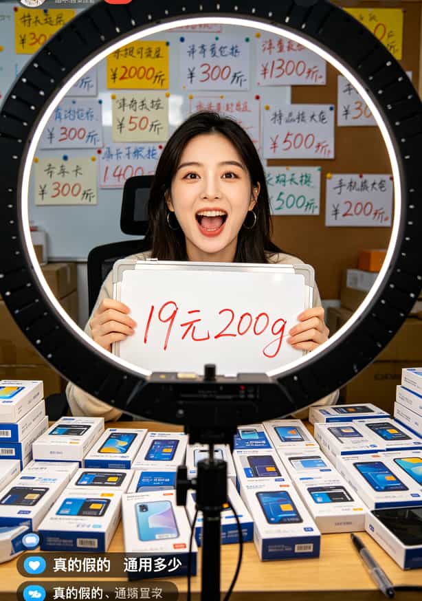 19元200g流量卡,真的能省几百块?我帮人办了不下十张,把实话全撂这 顾客和客服聊天记录截图,圈出问了这五个问题
