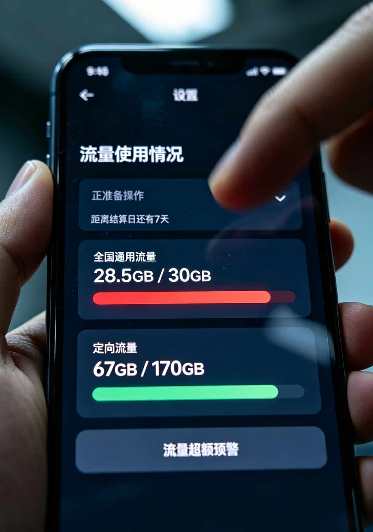 联通流量卡退订难?19元200G,我劝你用完第10个月直接扔 手机设置里的流量统计页面,显示通用流量已用28.5G,定向流量仅用了67G