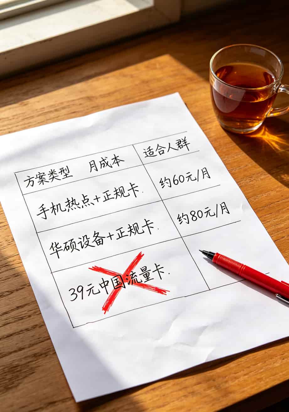 流量套餐选择对比推荐表