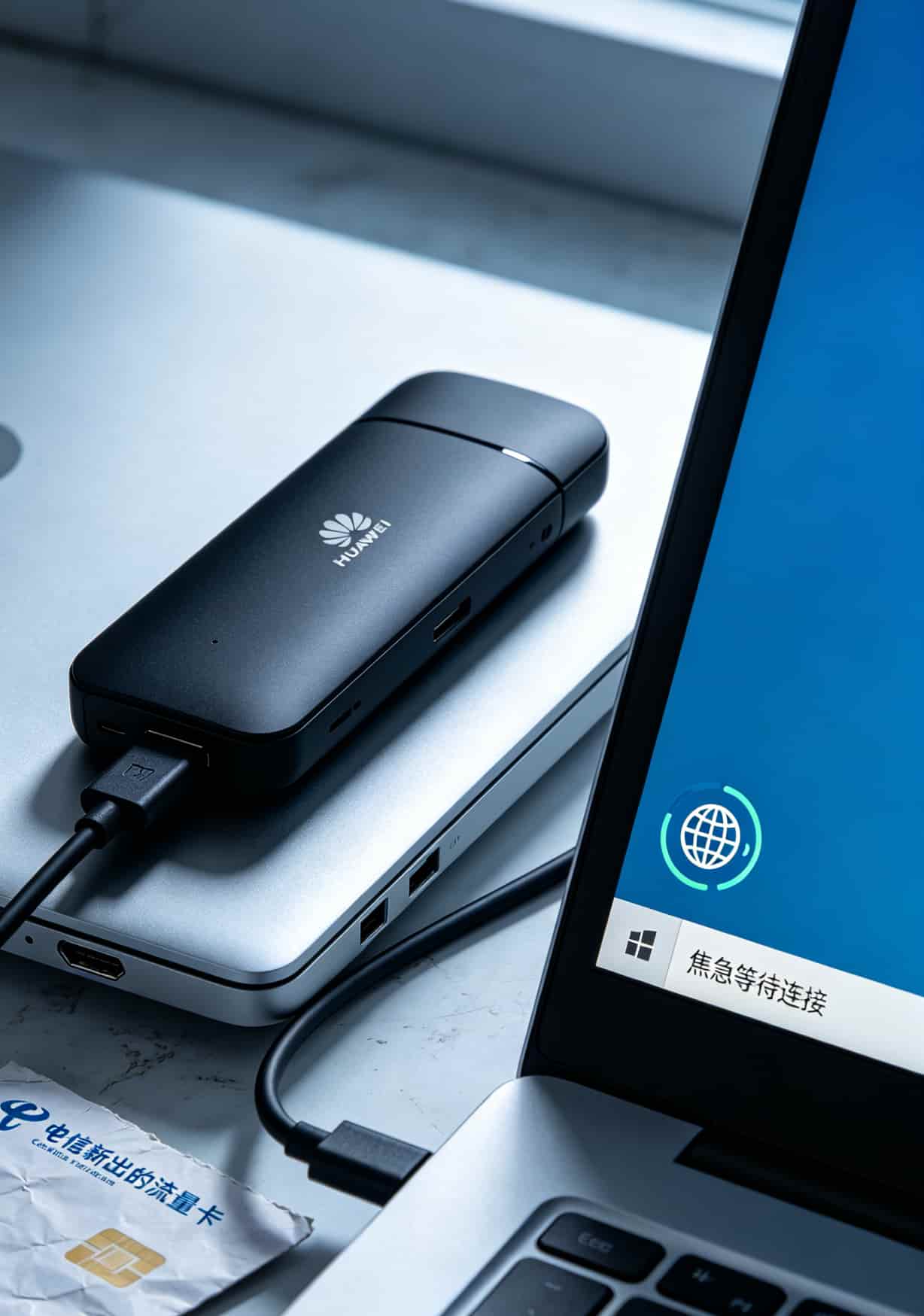 华建随身WiFi后台显示周边2.4GHz WiFi信号拥挤的列表