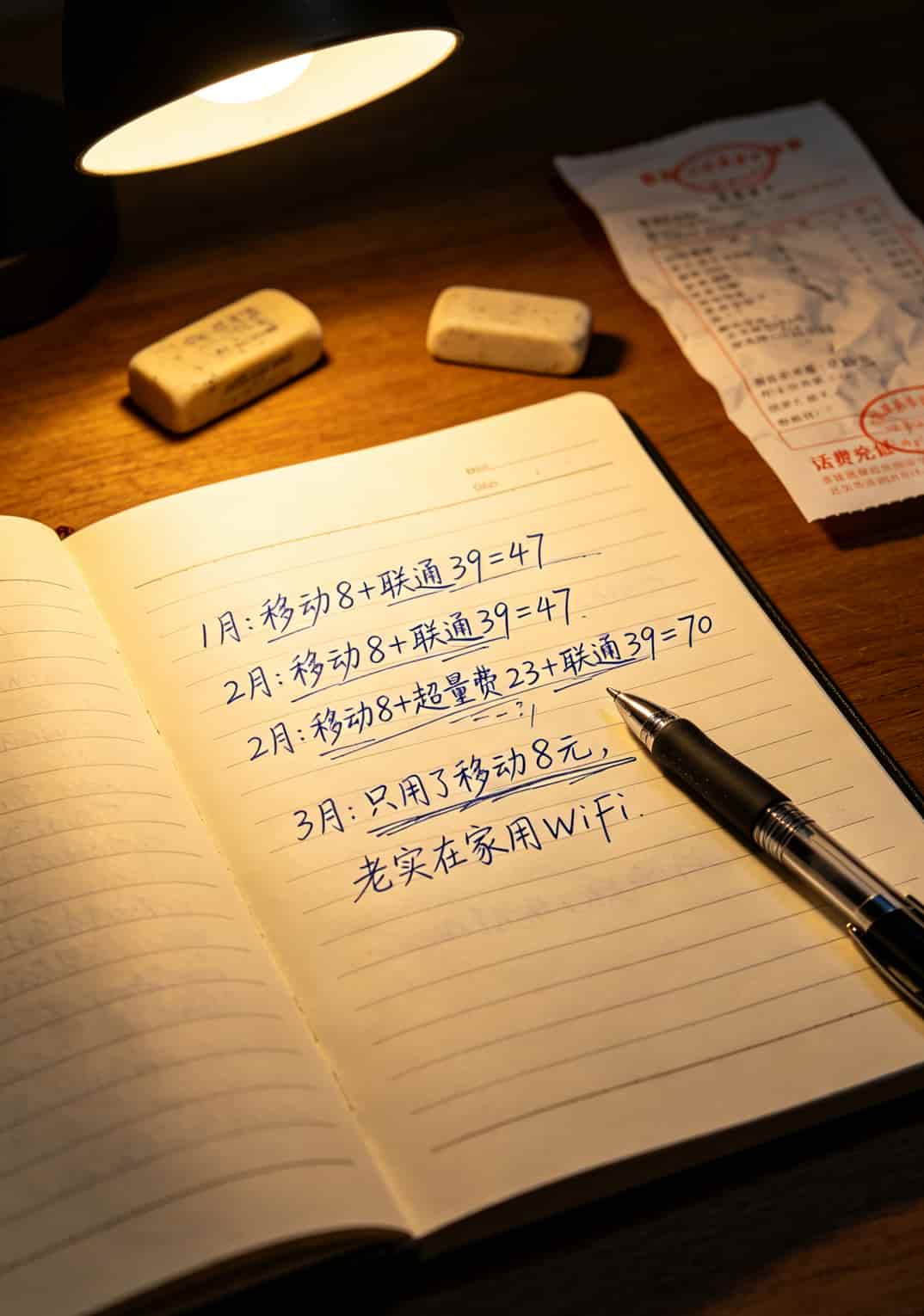 19元的wifi流量卡,是捡漏还是掉坑?我测了8张,说句大实话 一张写满字的废卡,背面手写“不要贪便宜”五个字
