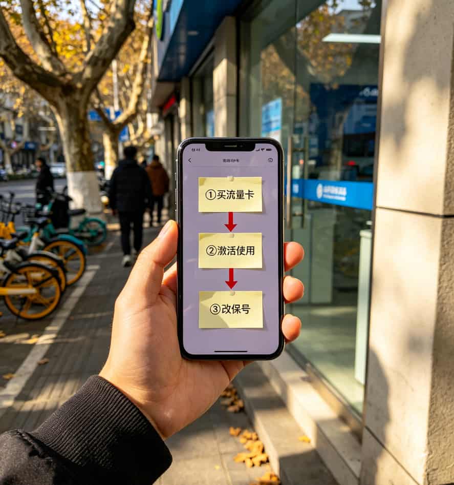 大学四年话费省出一部手机钱,“保号+流量卡”这路子我替你踩明白了 手机双卡设置界面,主卡显示8元套餐,副卡显示流量卡