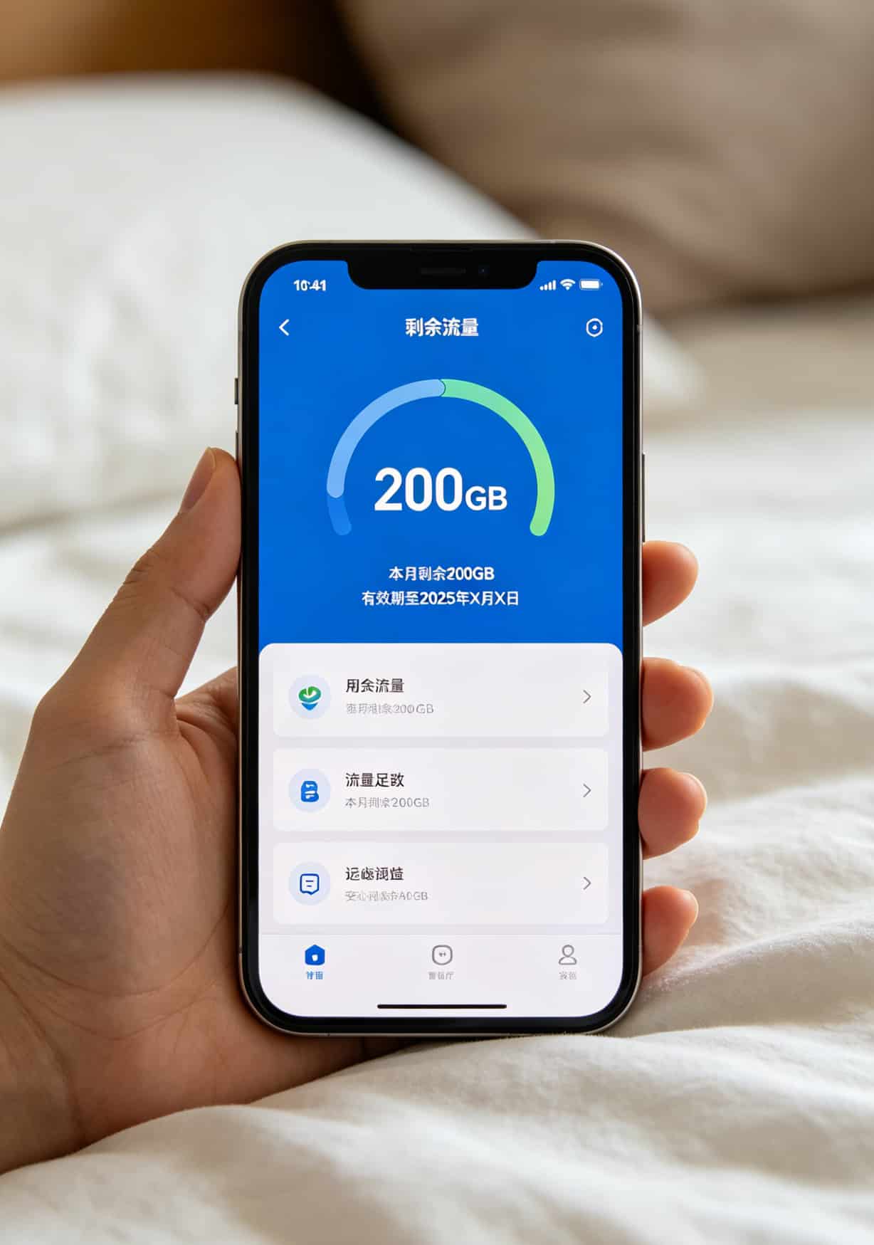 电信包年流量卡值不值得办?实测半年,省了1600块,真香还是真坑? 电信营业厅APP上显示的套餐余量200GB