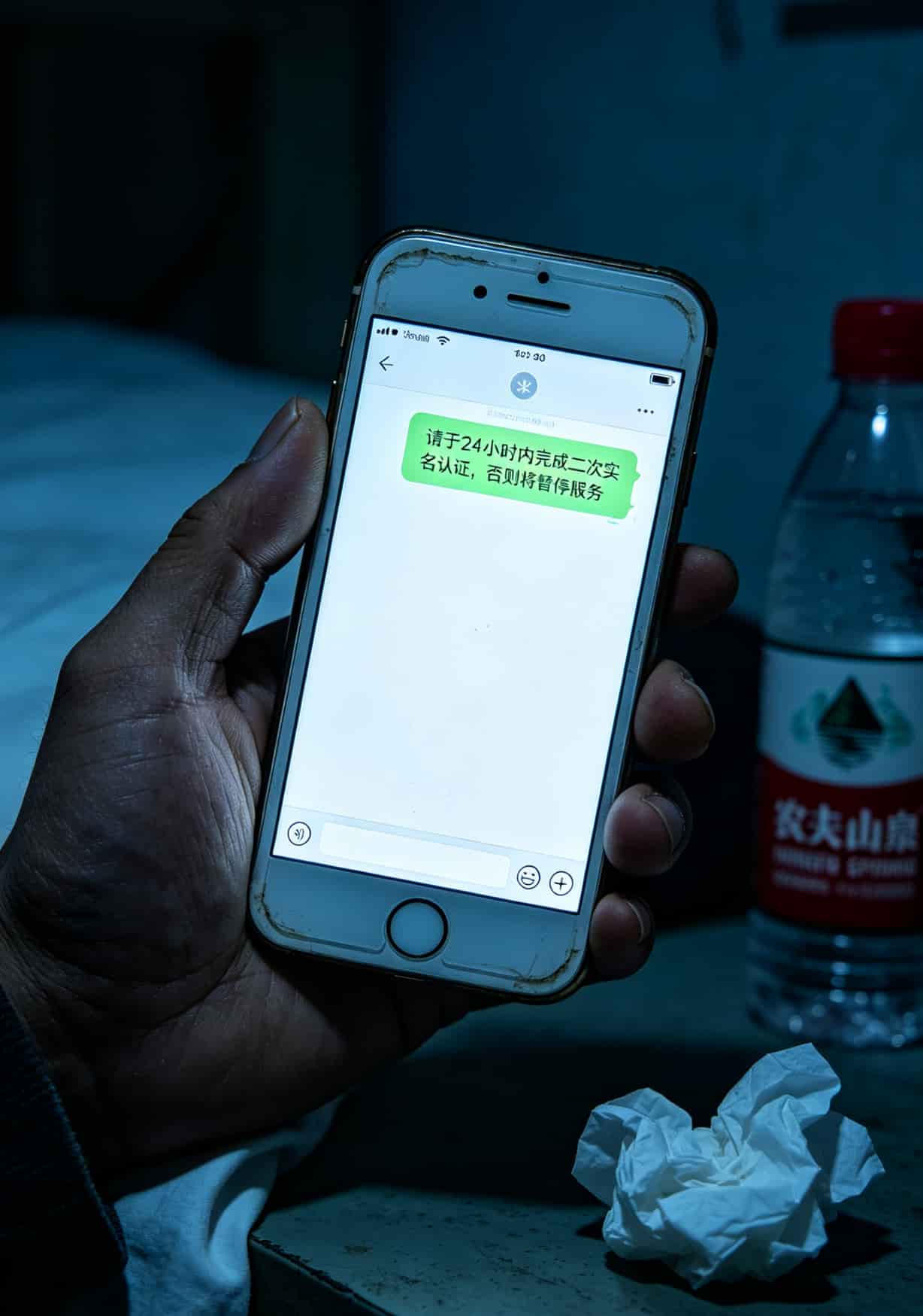 包年卡纯流量上网卡不限量不限速,我用了七个月后悔没早办!19元192G京东自营真实账单 包年卡办理时收到二次实名认证短信的手机截图