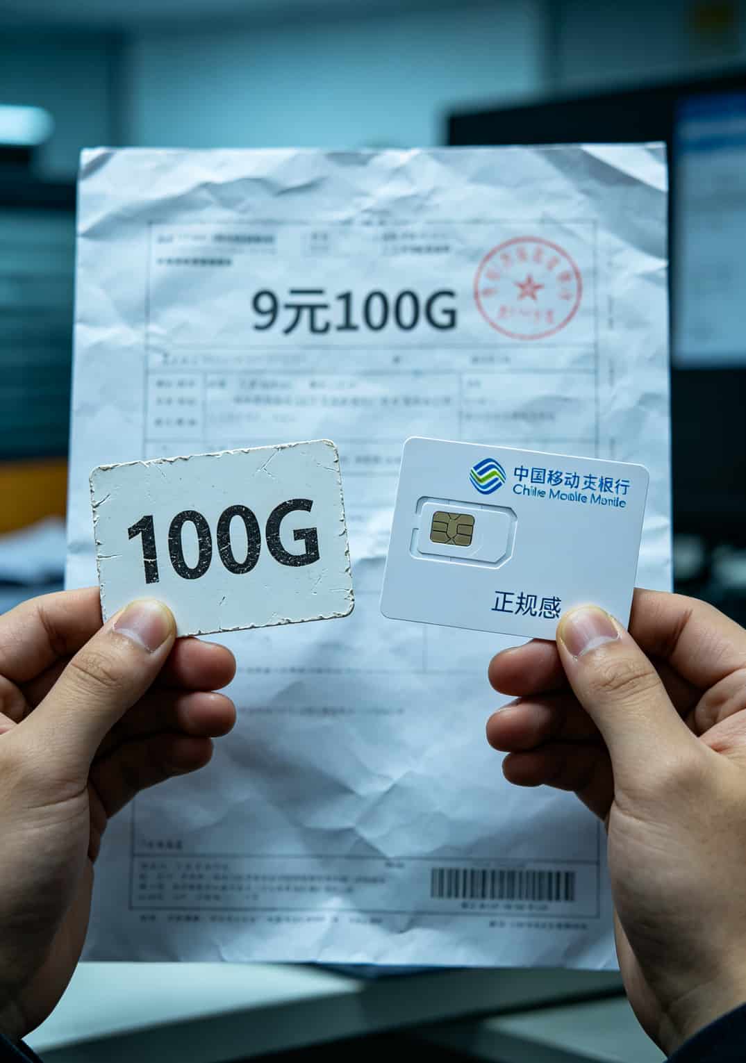 便宜包月流量卡,京东自营的29块130G到底能不能办?我踩了12次坑告诉你答案 物联网卡与正规手机卡对比图