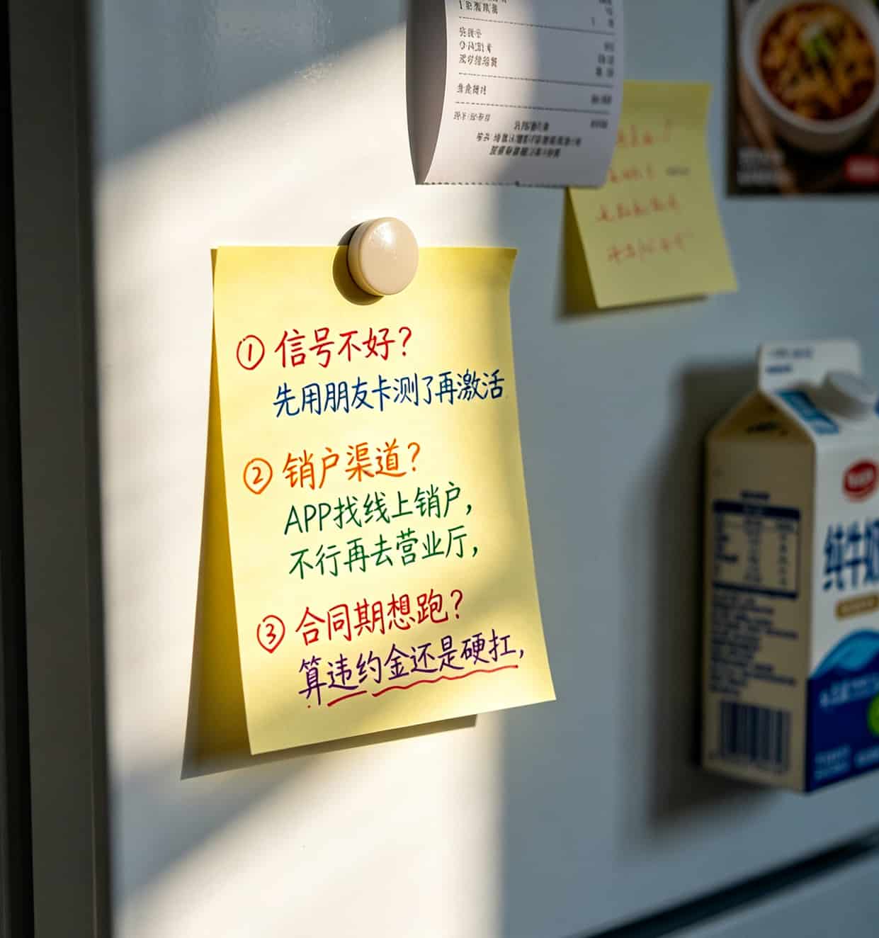 19块流量卡千万别闭眼买!我测了十几张,广信流量卡能不能办看这4点就够了 流量卡办理常见问题解答汇总图,包含信号测速和销户方法