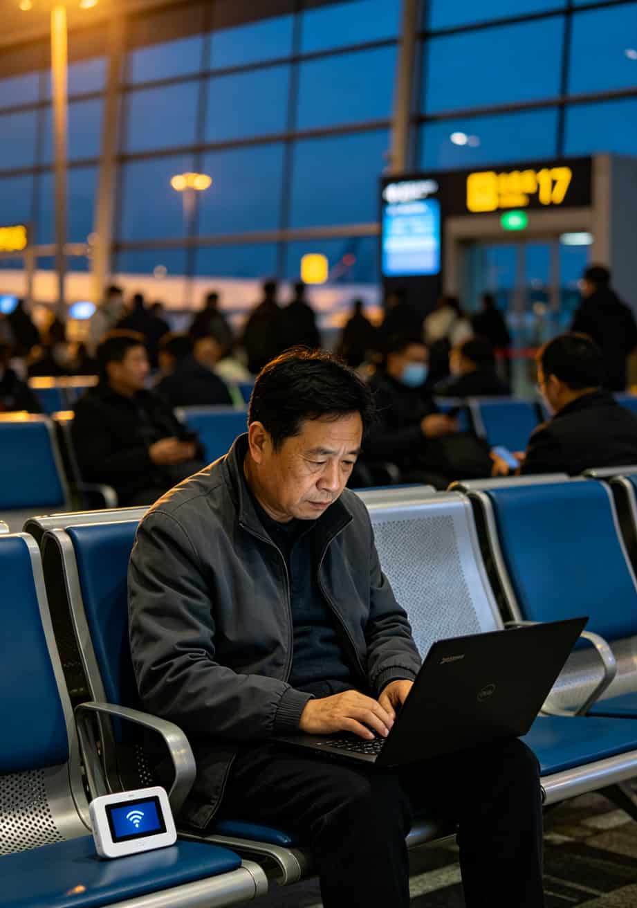 跑了三年冤枉路,终于搞懂了什么叫好用的流量卡套餐(这6个坑你一定也遇到过) 成都双流机场T2航航站楼,一个中年男人对着笔记本屏幕发呆,旁边摆着随身WiFi设备