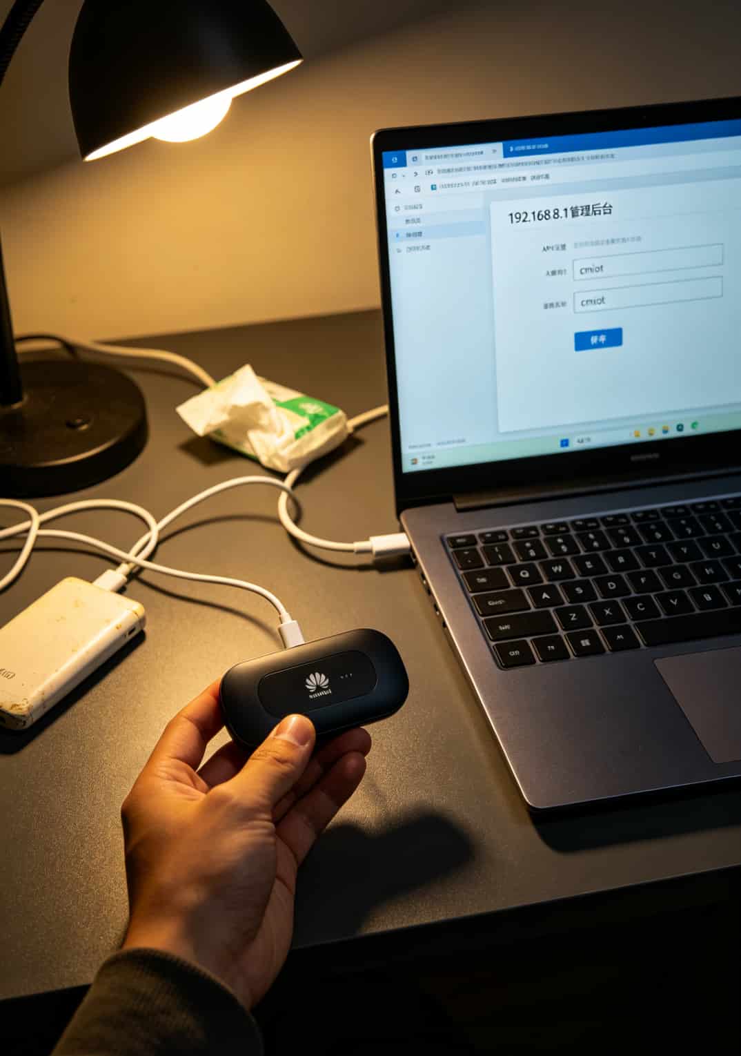9块200g流量卡配华为随身WiFi,我踩了6张卡的坑才换来的实话 华为随身WiFi后台设置APN界面