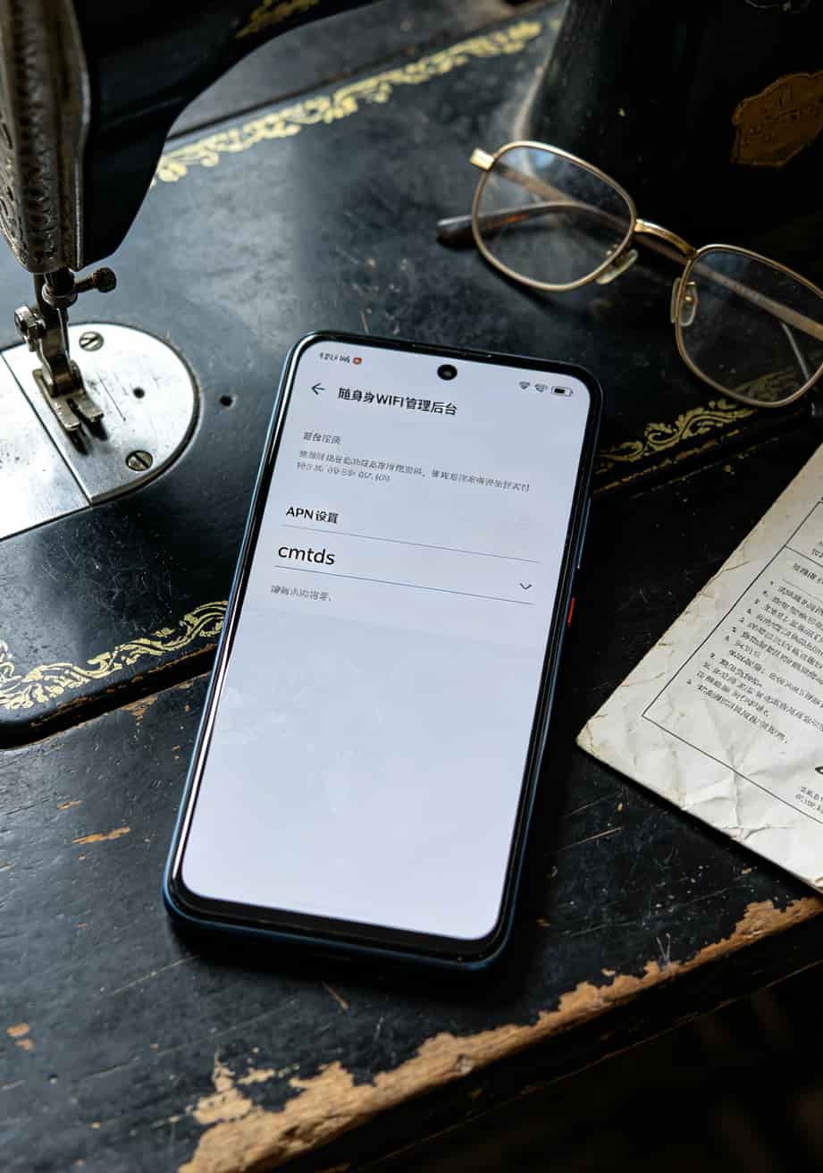 办流量卡要钱吗?农村用华为随身WiFi,这张卡怎么选最省钱 华为随身WiFi后台APN设置页面截图
