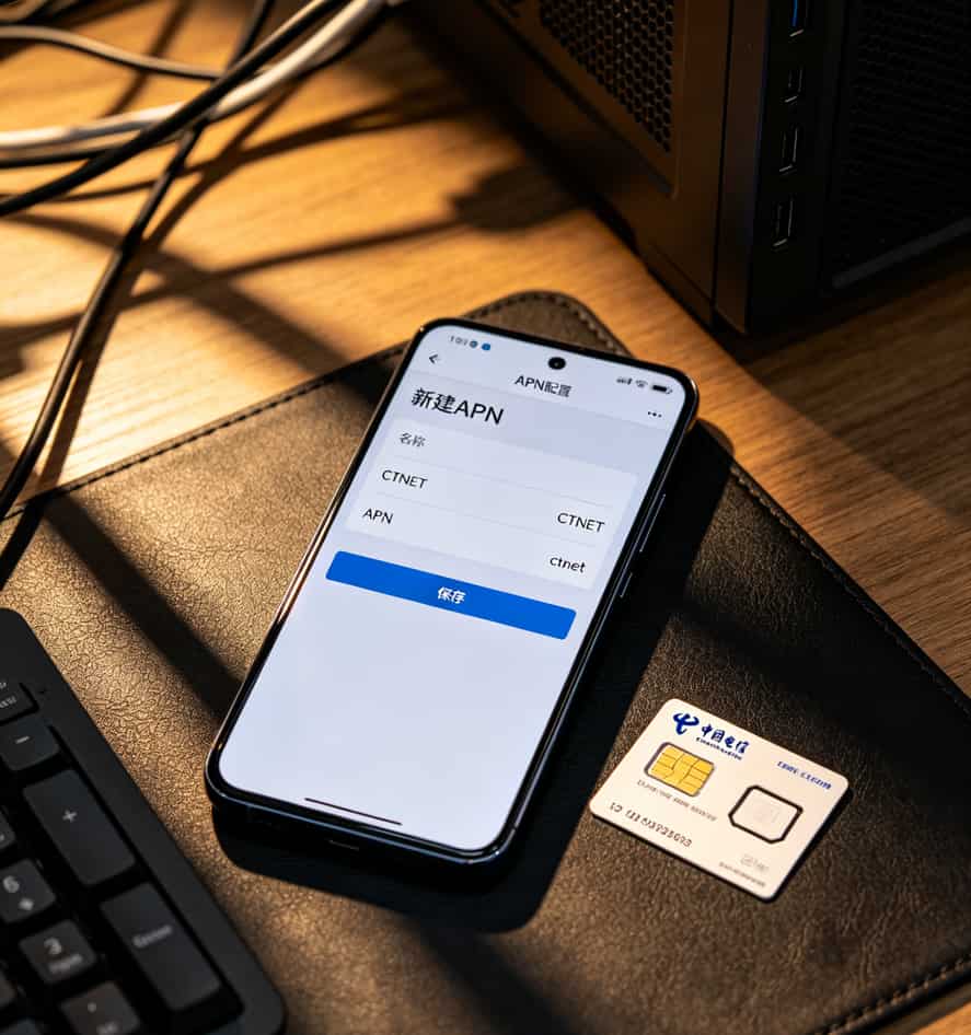 买5g纯流量全国通用流量卡配华为随身WiFi,39块钱100G那个档最划算,19块以下的别碰 华为随身WiFi后台APN手动添加设置页面