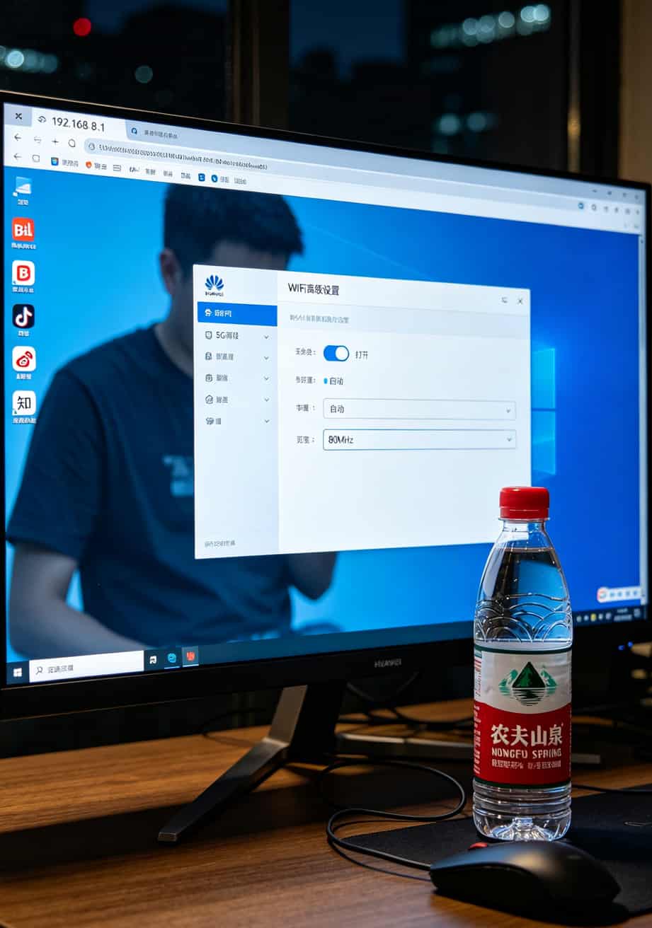 办张电信流量卡到底要多少钱?我实测了华为随身WiFi配卡的所有坑,答案在这 华为随身WiFi后台管理页面,显示5G WiFi已开启、信道设置为自动、频宽设置为80MHz