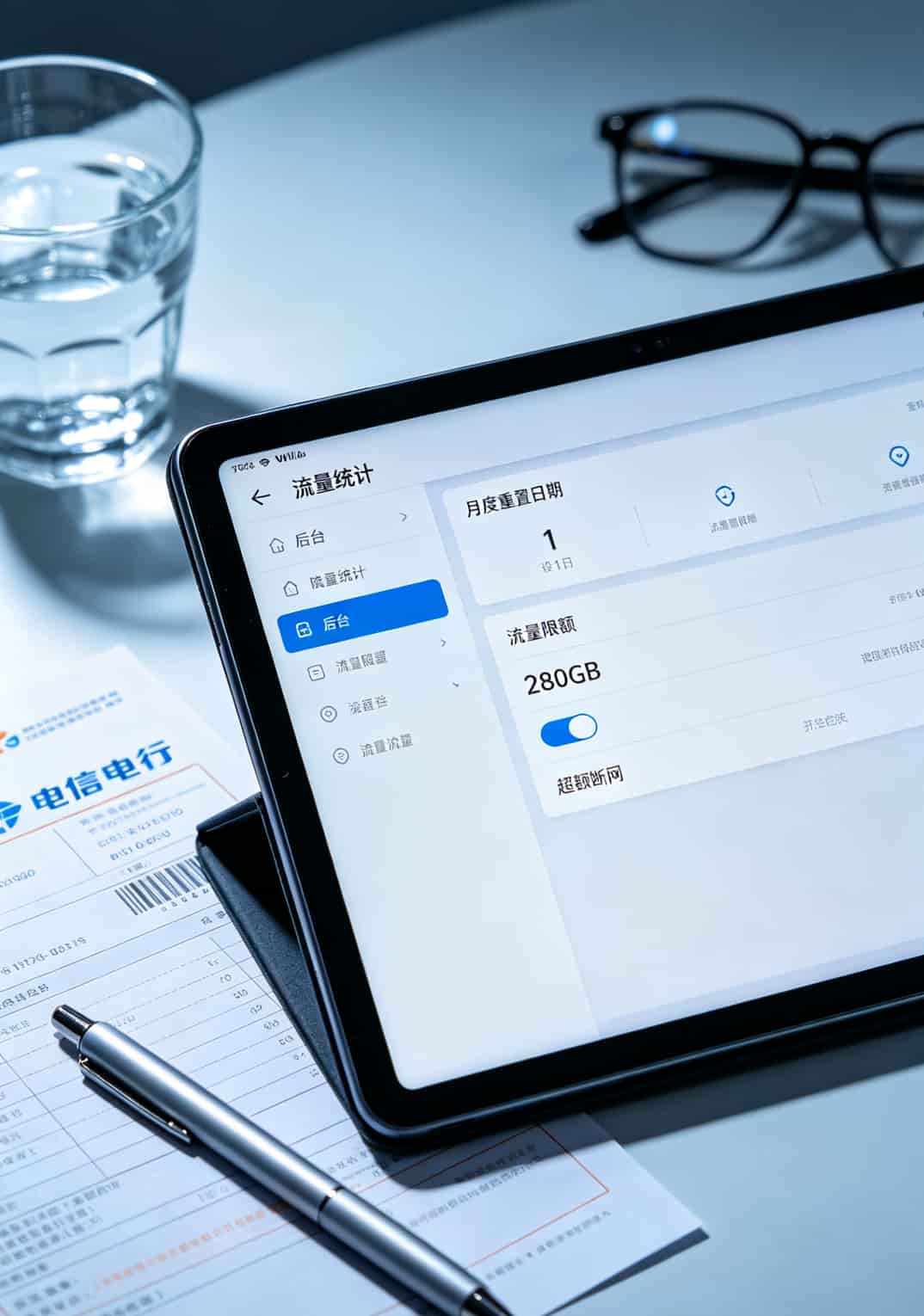 19流量卡300g到底值不值?华为随身WiFi用户别再花冤枉钱了 华为随身WiFi流量限额设置后台界面