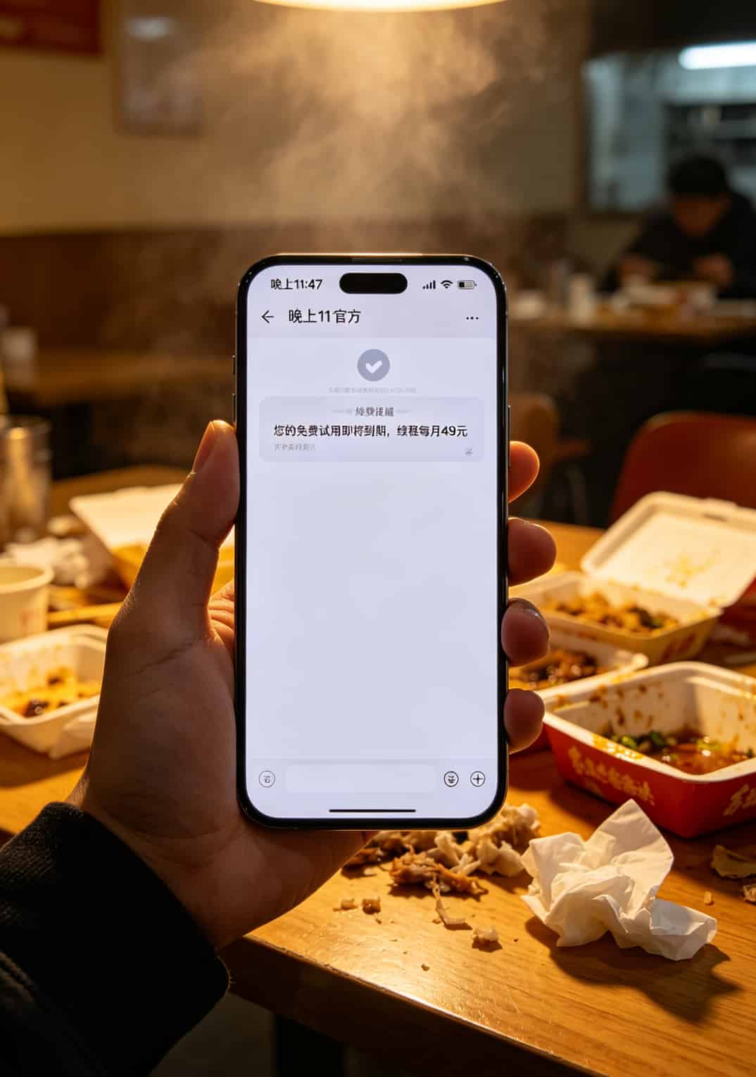华为随身WiFi免费尝鲜包+B站免流卡流量,白嫖仨月亏了400块?真相反转 华为免费尝鲜包续费提醒短信截图