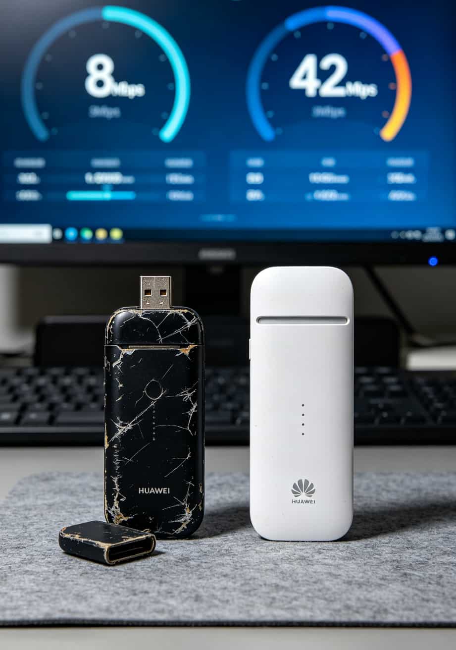 160g流量卡全国通用流量三年能省一千块?我换了4个随身WiFi,算完账才发现被坑了这么久 华为随身WiFi与杂牌设备对比图