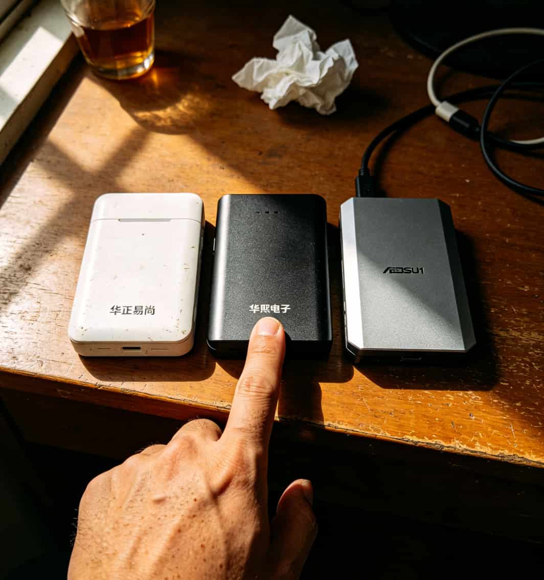 华正易尚随身WiFi拆解图，内部天线只有指甲盖大小一片铜皮