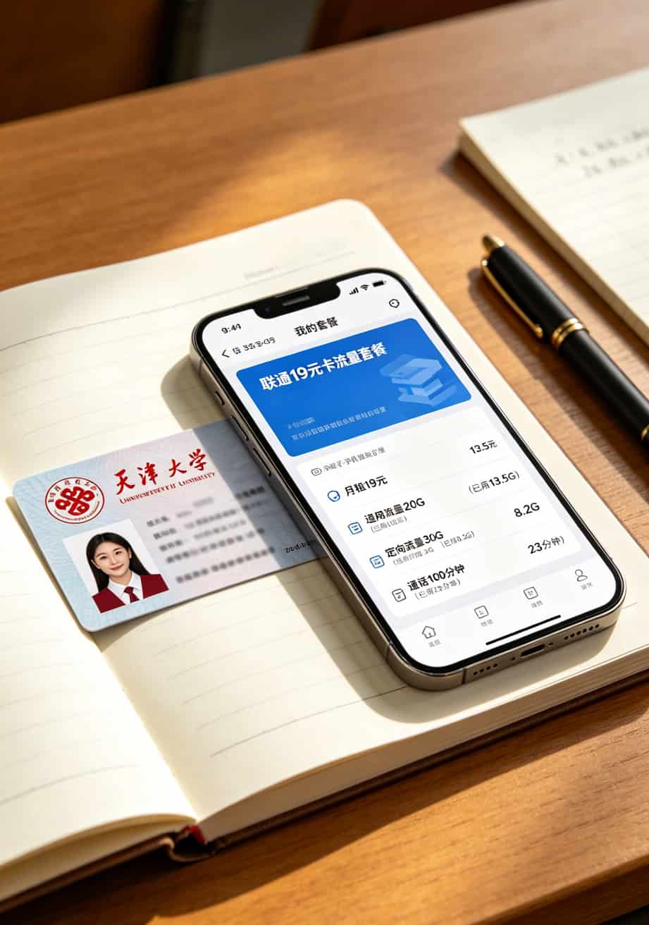 19块钱的手机卡,我用了一年才发现被坑了(附联通19元卡流量套餐真实测评) 联通手机营业厅App“我的套餐”页面截屏