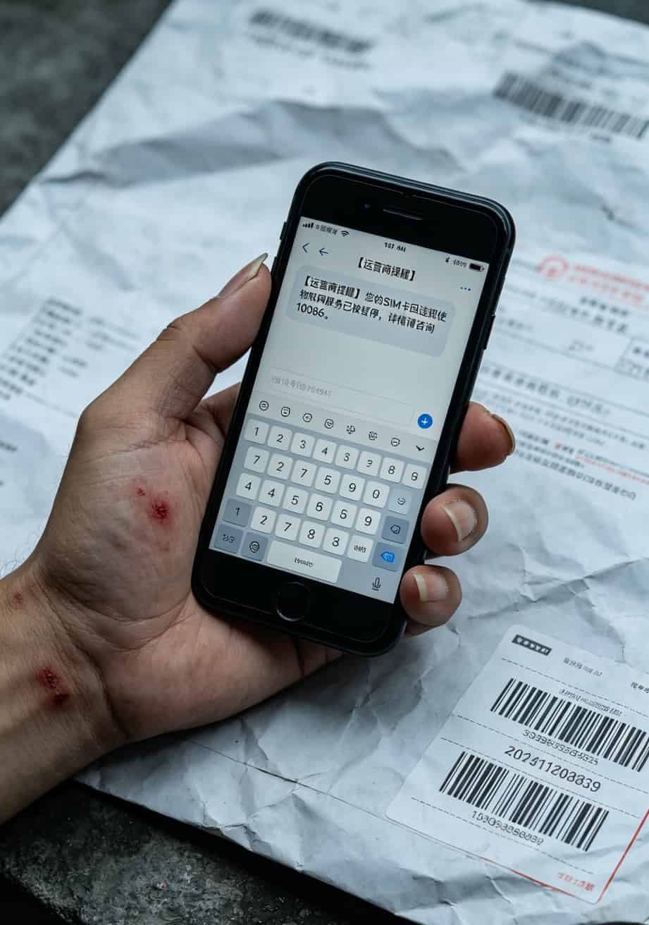 跑了半个月实测:中兴随身WiFi配上“超出流量1元1g的流量卡”,到底值不值? 物联网卡被封停的短信通知截图