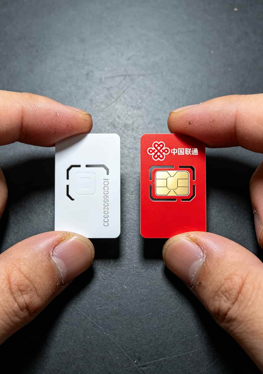 物联网卡和正规卡对比，白板vs带运营商logo