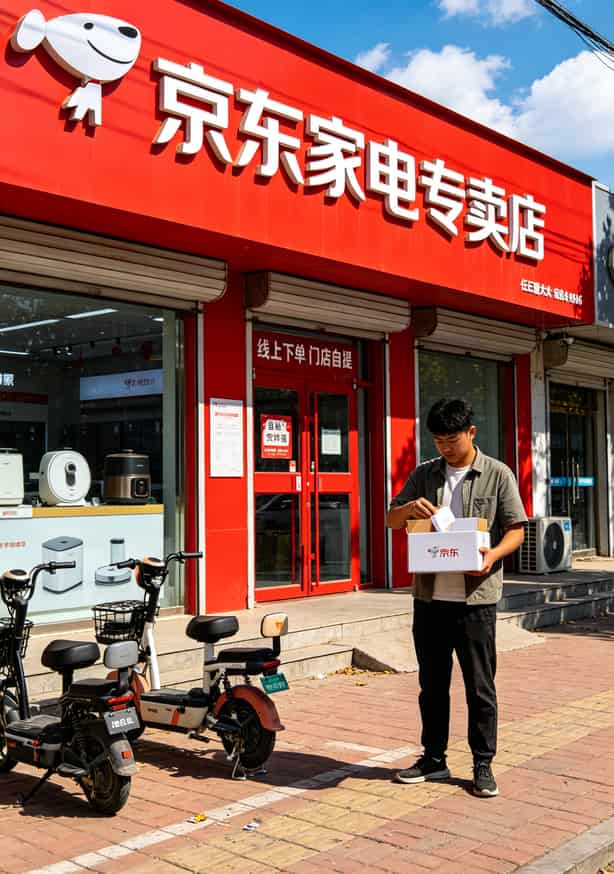 任丘办流量卡办理踩坑3次后,我整理出这份随身WiFi避坑指南 任丘建设大街京东家电专卖店门头,支持线上下单门店自提