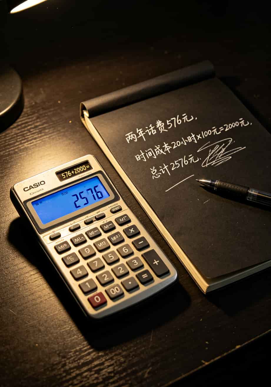 计算器上显示576+2000=2576的算式