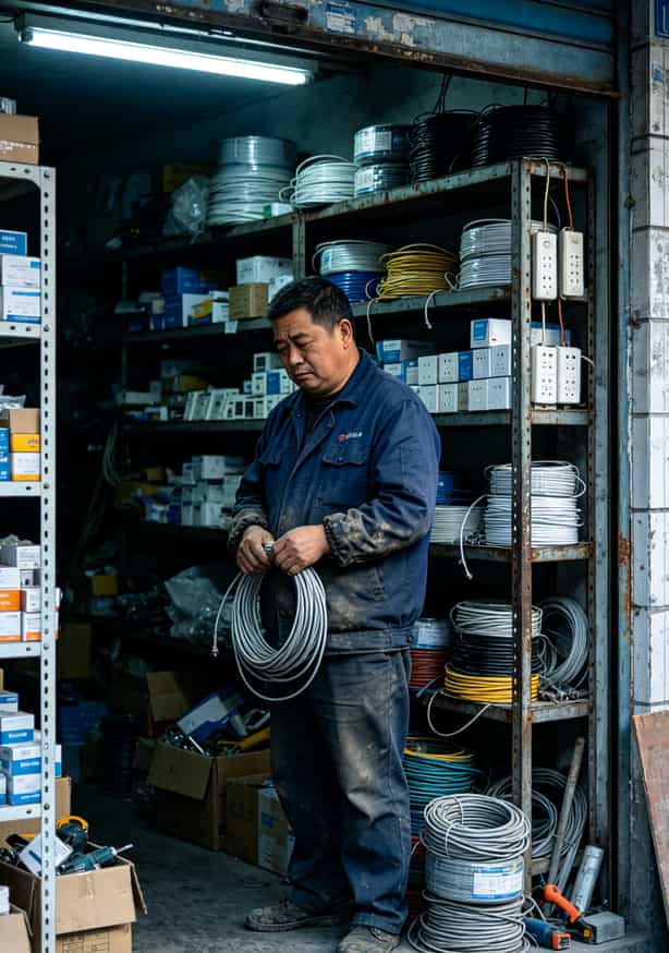 电信流量卡不用了需要销户吗?我欠了68块,营业厅小妹说“你运气好” 五金店老板在清点库存电线和配件
