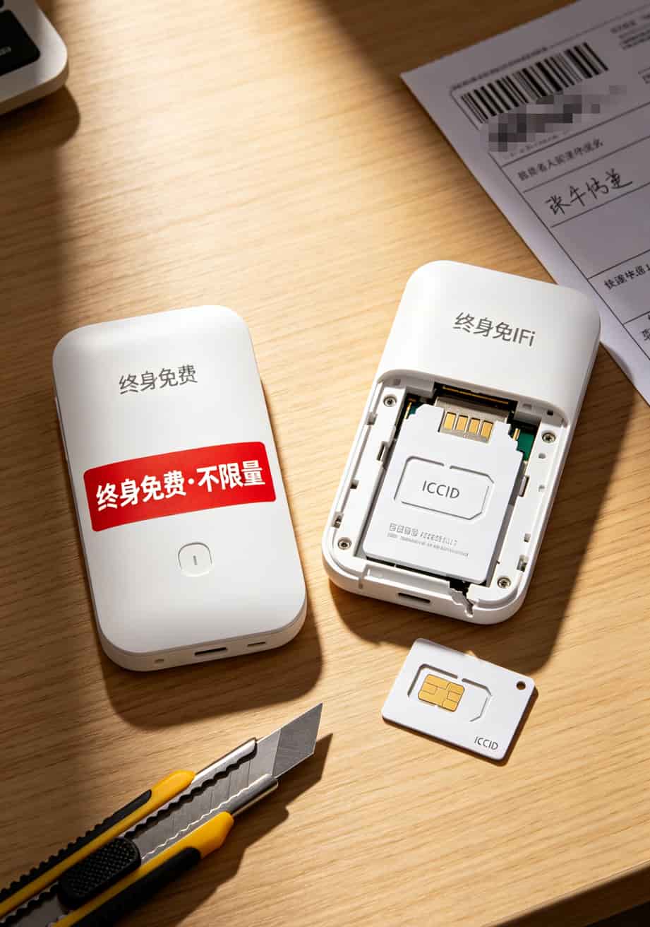 为了给iPad上网,我折腾了三年:wifi版的手机可以插流量卡吗? 终身免费随身WiFi设备和拆开后里面的物联卡