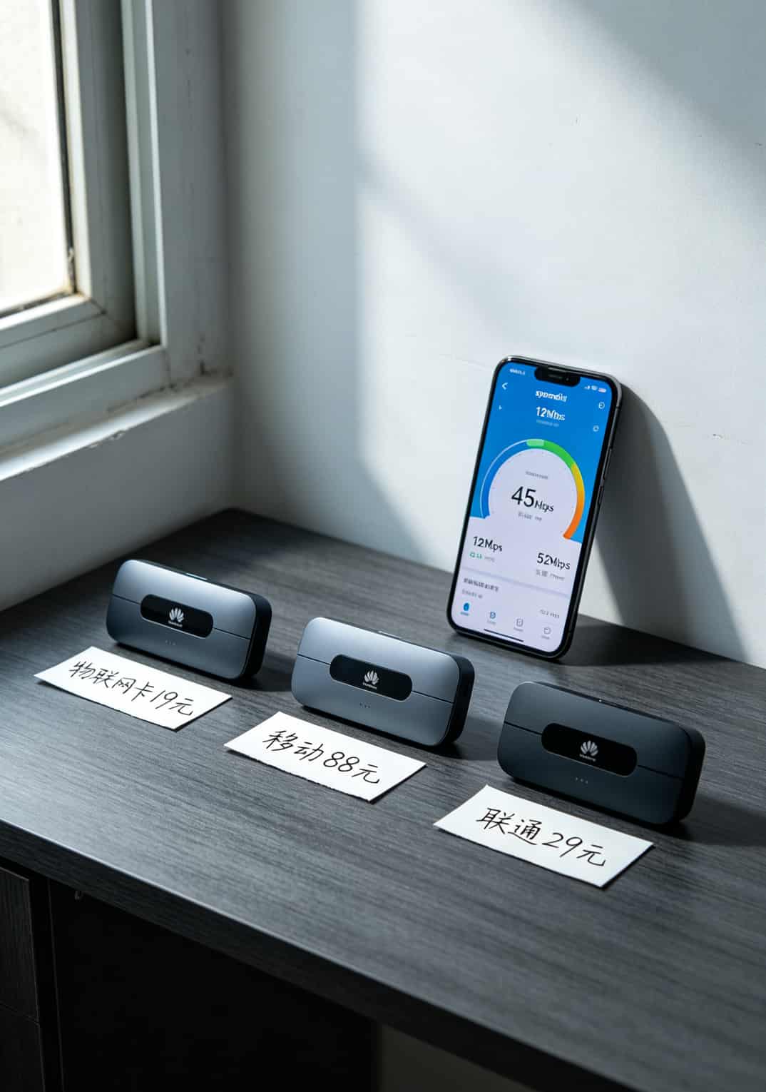 华为随身WiFi到底配哪张流量卡最省钱?我换了11张卡实测告诉你答案 三款流量卡测速对比数据表格