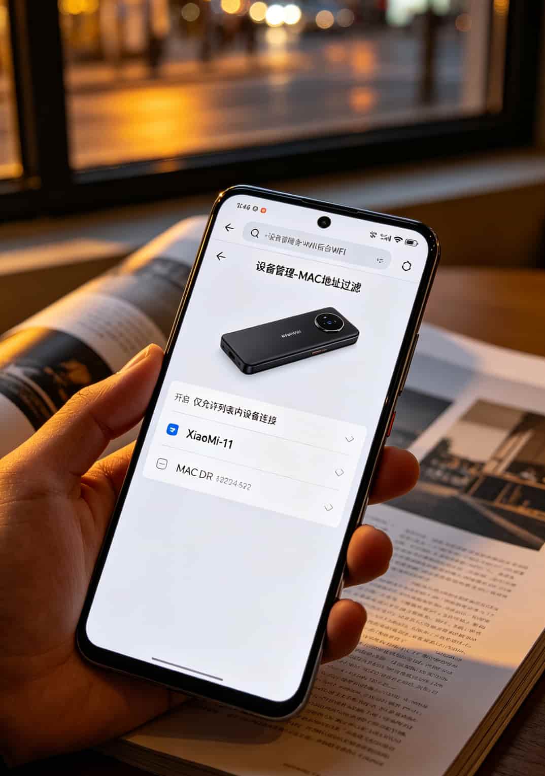 随身WiFi后台MAC地址白名单设置
