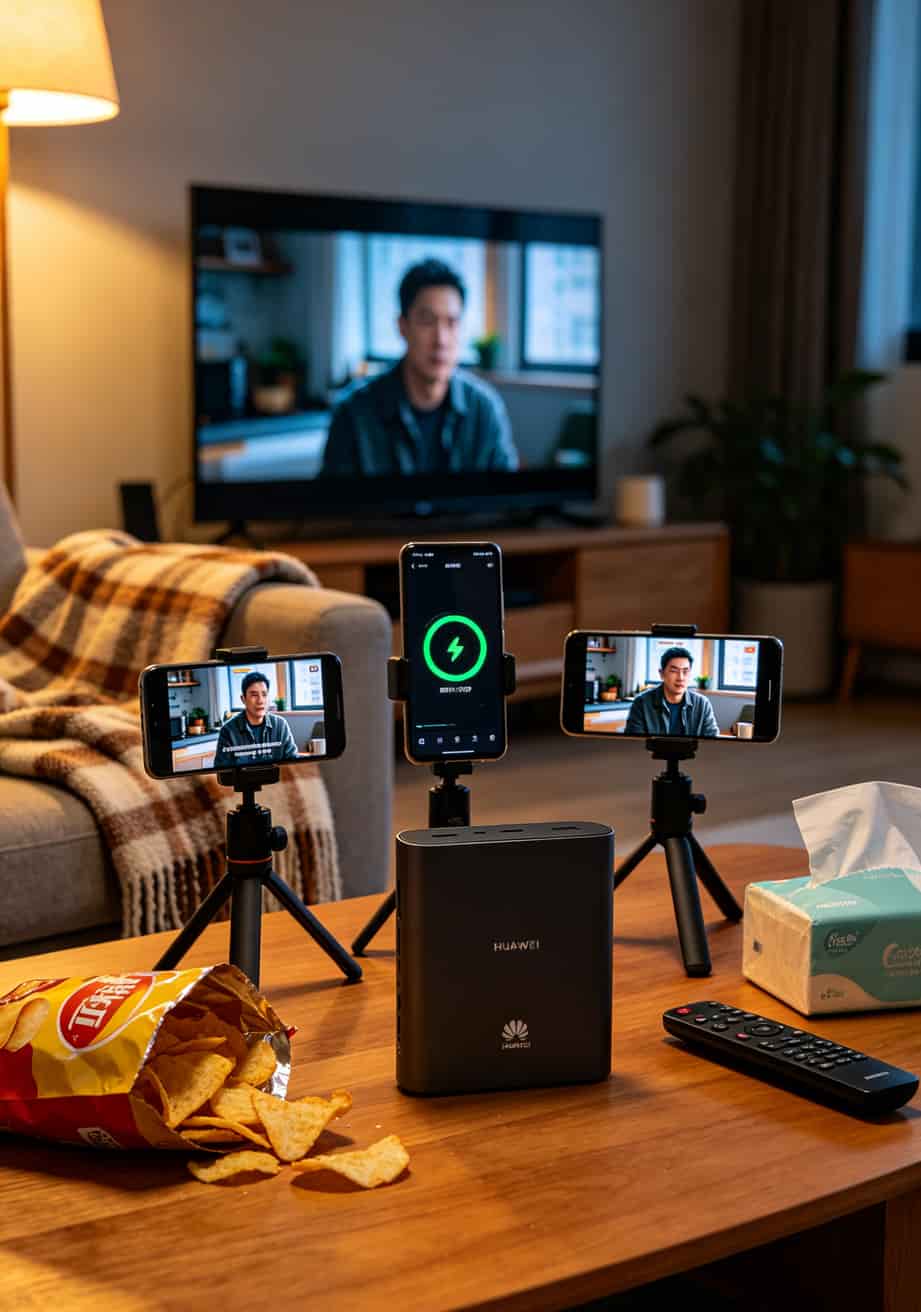 随身WiFi和手机同时看视频场景