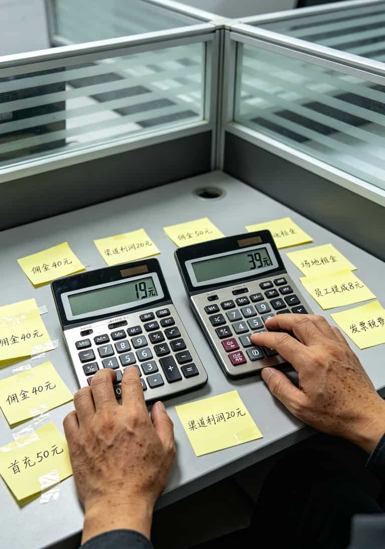 19块钱一个月的流量卡,敢买吗?我替你踩过那坑了 线上渠道卡与线下营业厅卡成本结构对比图