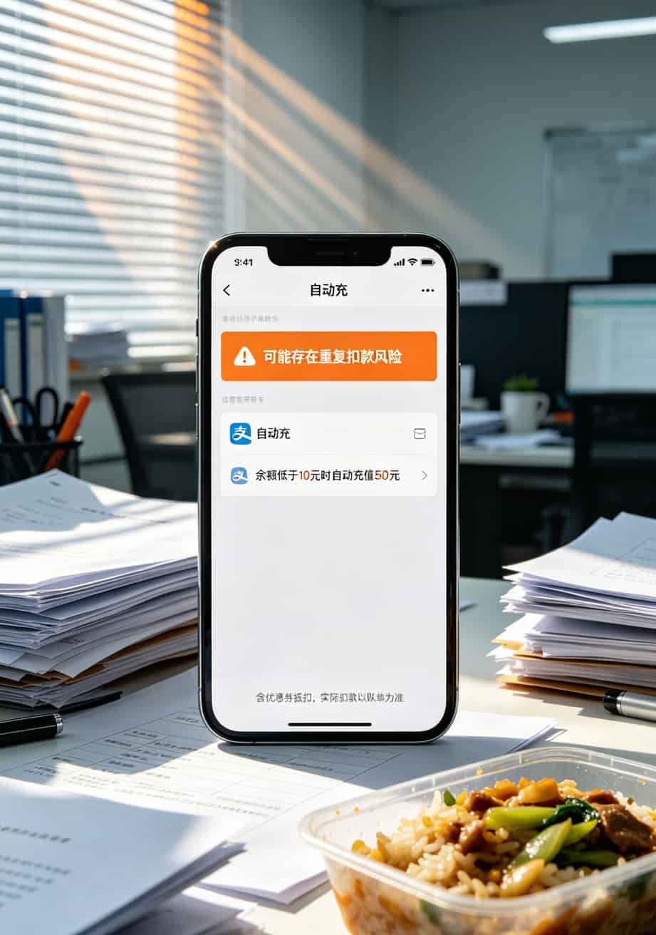 一张29块的电信流量卡,我把华为5G随身WiFi的网速和钱都玩明白了 支付宝自动充值设置界面陷阱截图