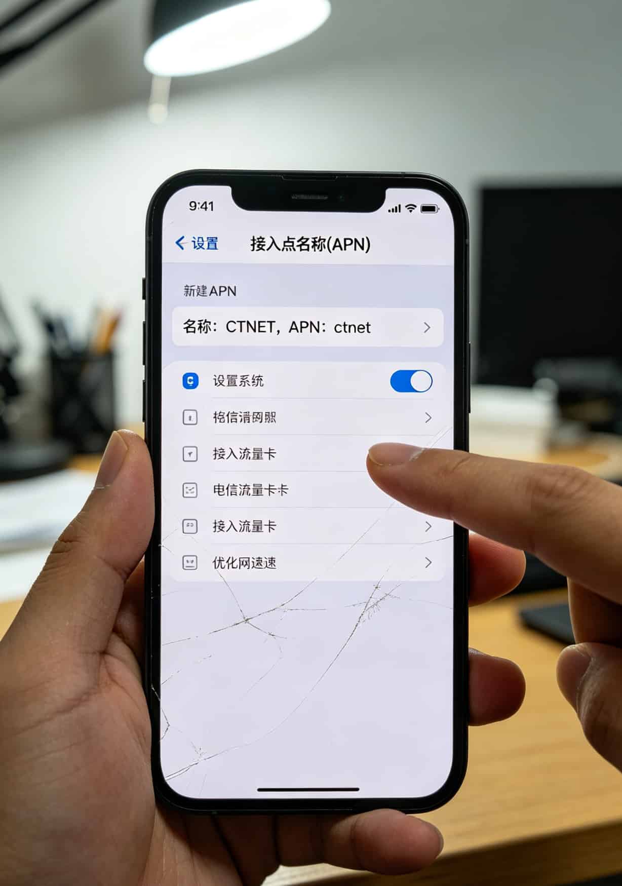 电信办的流量卡,我劝你这几种人真别碰(含10个实拍标记) 手机APN设置界面截图