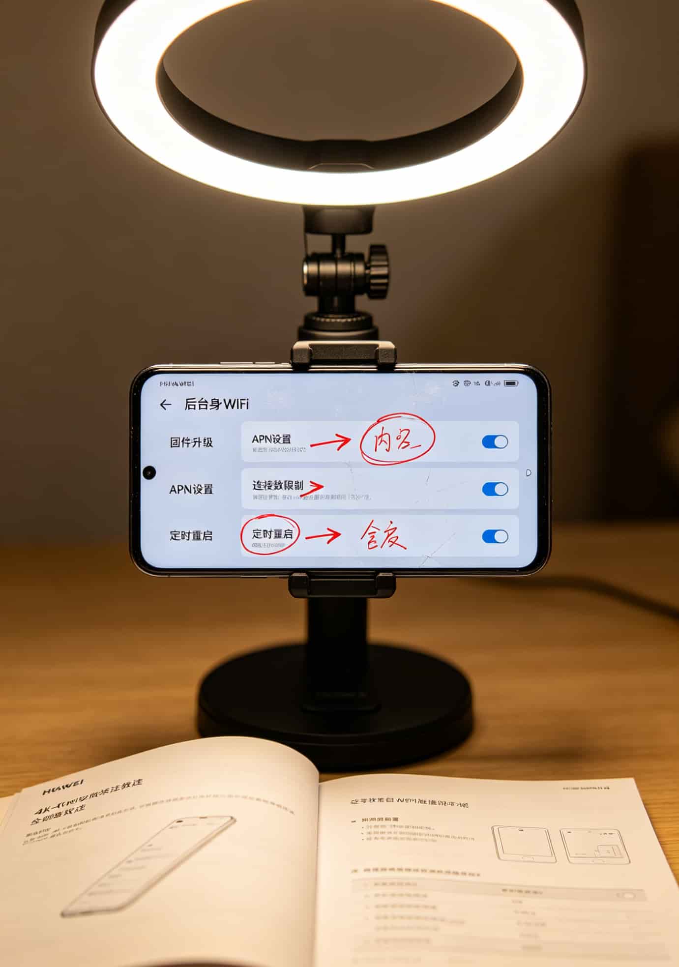 三年换了四张“打开流量卡”,华为随身WiFi到底是不是智商税?答案戳这里 设备频段不兼容导致断流的后台日志截图