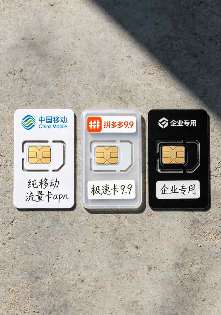 纯移动流量卡APN填不对?华为随身WiFi白买了!我折腾一礼拜就学会这一招 三种纯移动流量卡对比:官方卡、低价卡、企业卡