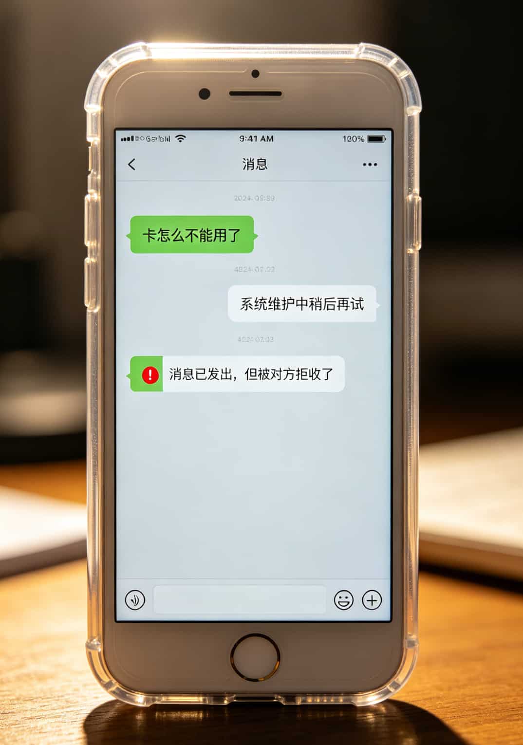 为了给iPad上网,我折腾了三年:wifi版的手机可以插流量卡吗? 流量卡商家跑路的聊天记录截图