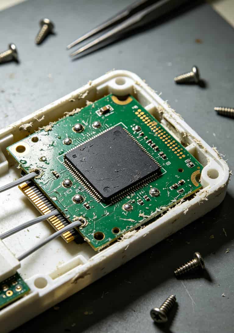 办了电信流量卡,为啥随身WiFi还是卡?托运、辐射、套餐这些坑我替你踩过了 拆开的廉价随身WiFi内部电路板细节