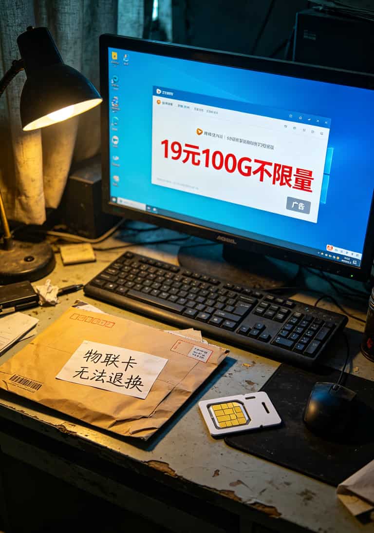 华为随身WiFi信号差?换了张**电信14元大流量卡**,网速从“断片”变“满血”(附10个实测技巧) 线上办理SIM卡诈骗套路提醒示意图