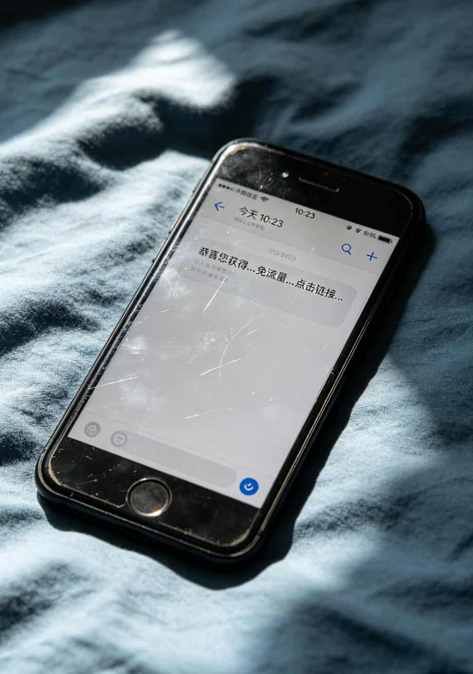 北京1元流量卡实测:抠门打工人的两个月血泪史,能省一顿呷哺 手机收到骚扰短信的截图,模糊处理
